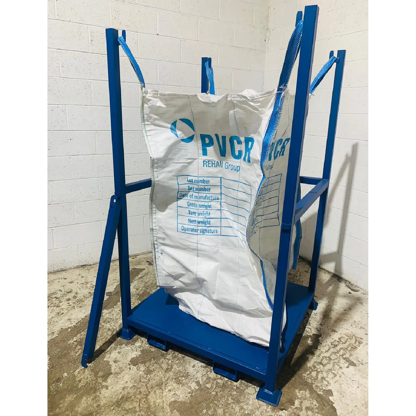 Extra Tall Bulk/Tonne Bag Holding & Filling Frame