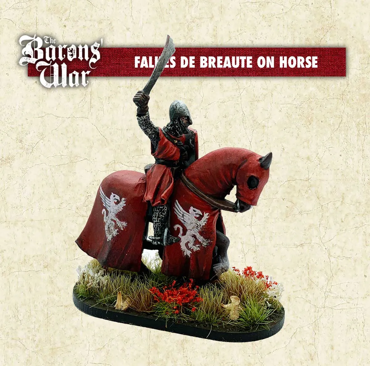 Falkes de Breaute on Horse