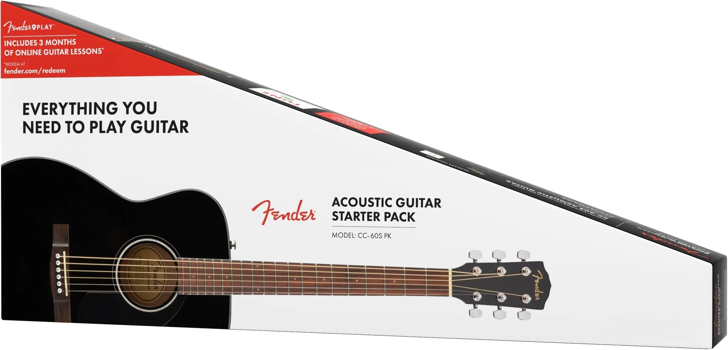 Fender CC-60S Concert Pack V2, Black