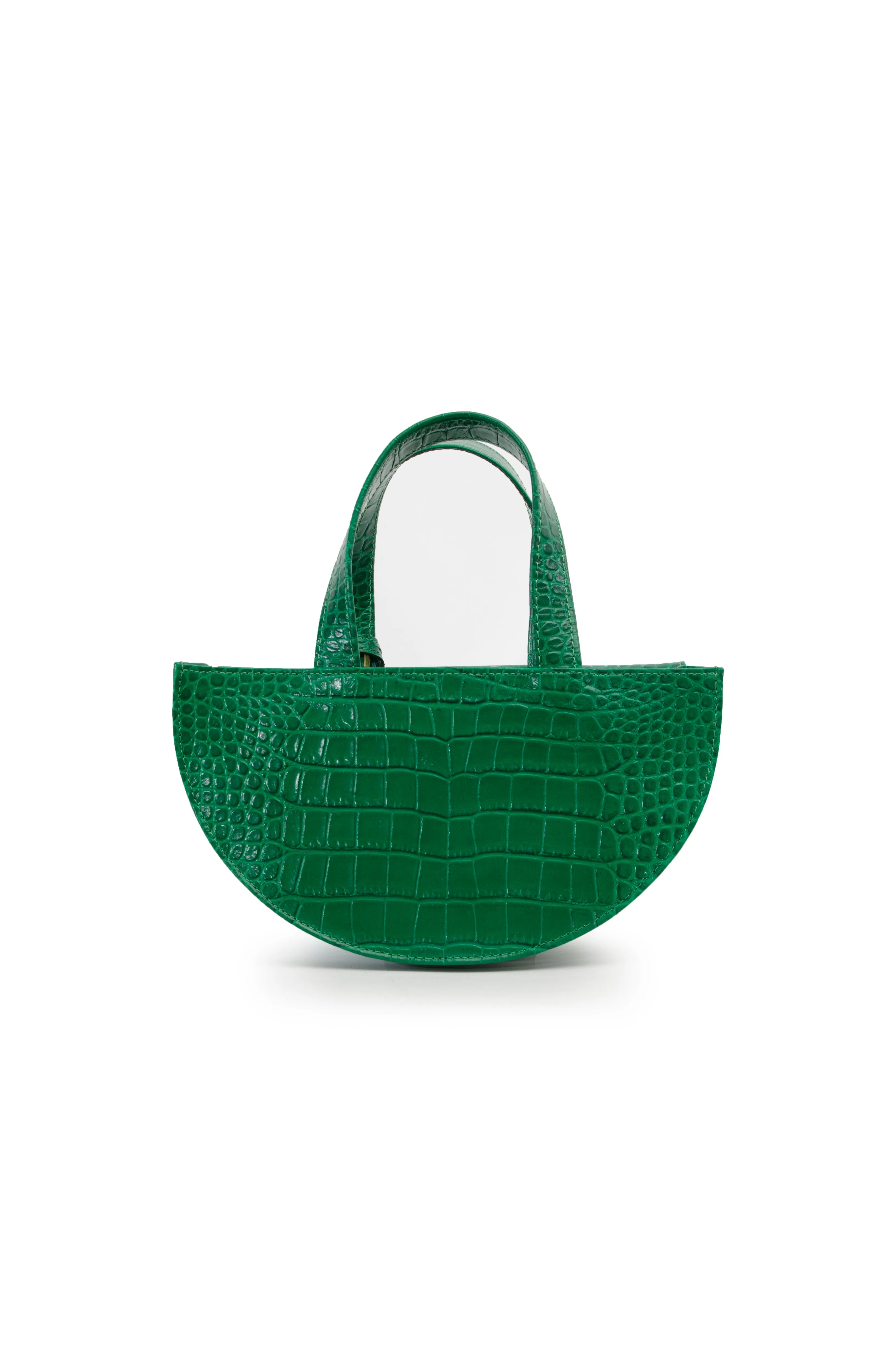 Forest Green Half Moon Reina Bag