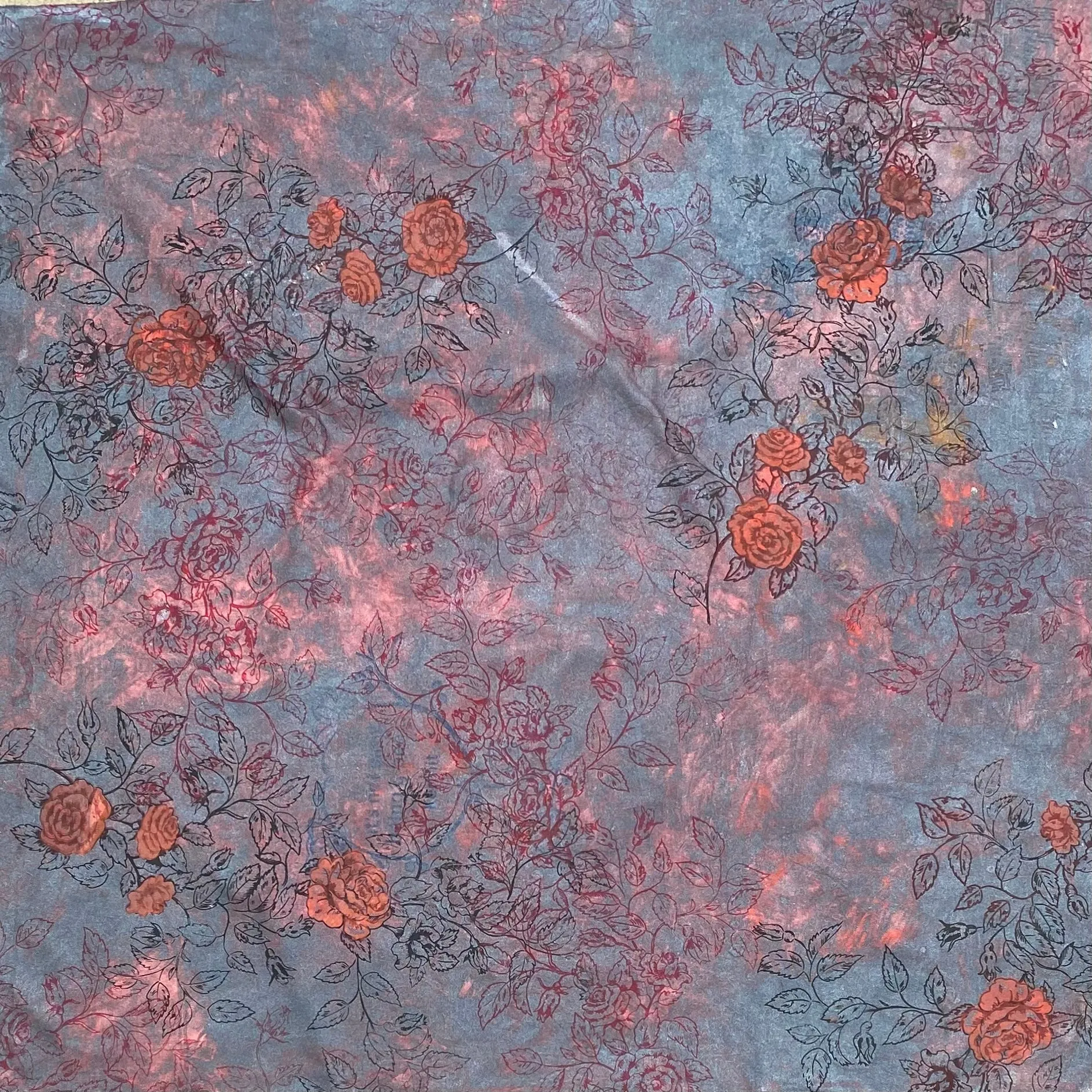 Furoshiki 3 roses and snake & ladders game - sold