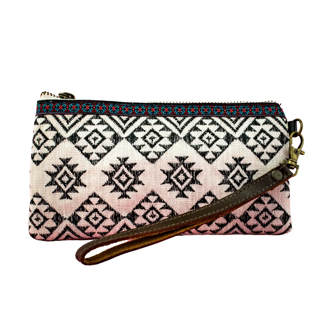 Geometric Diamond Wristlet Bag - Thailand