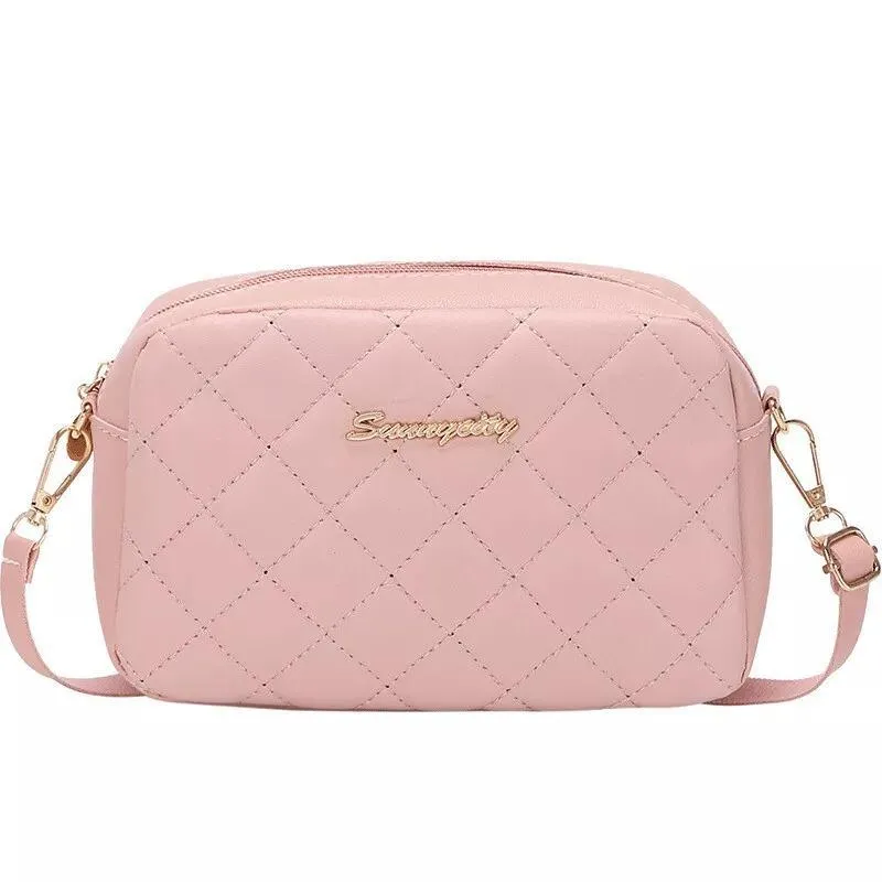 Girl’s Stylish PU Leather Embroidered Shoulder Bag – Elegant & Durable