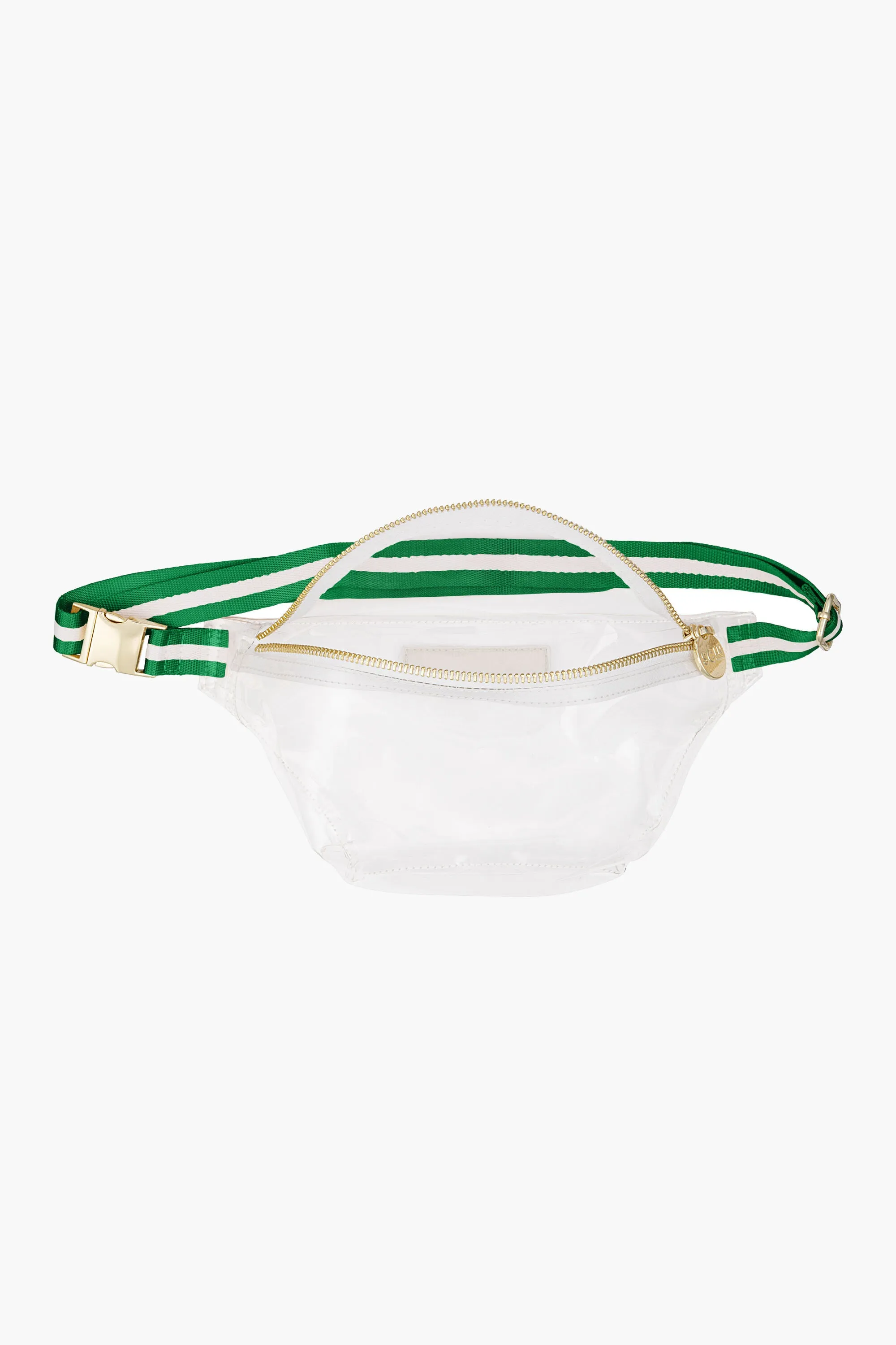 Green and White Stadium Clear Fanny Pack