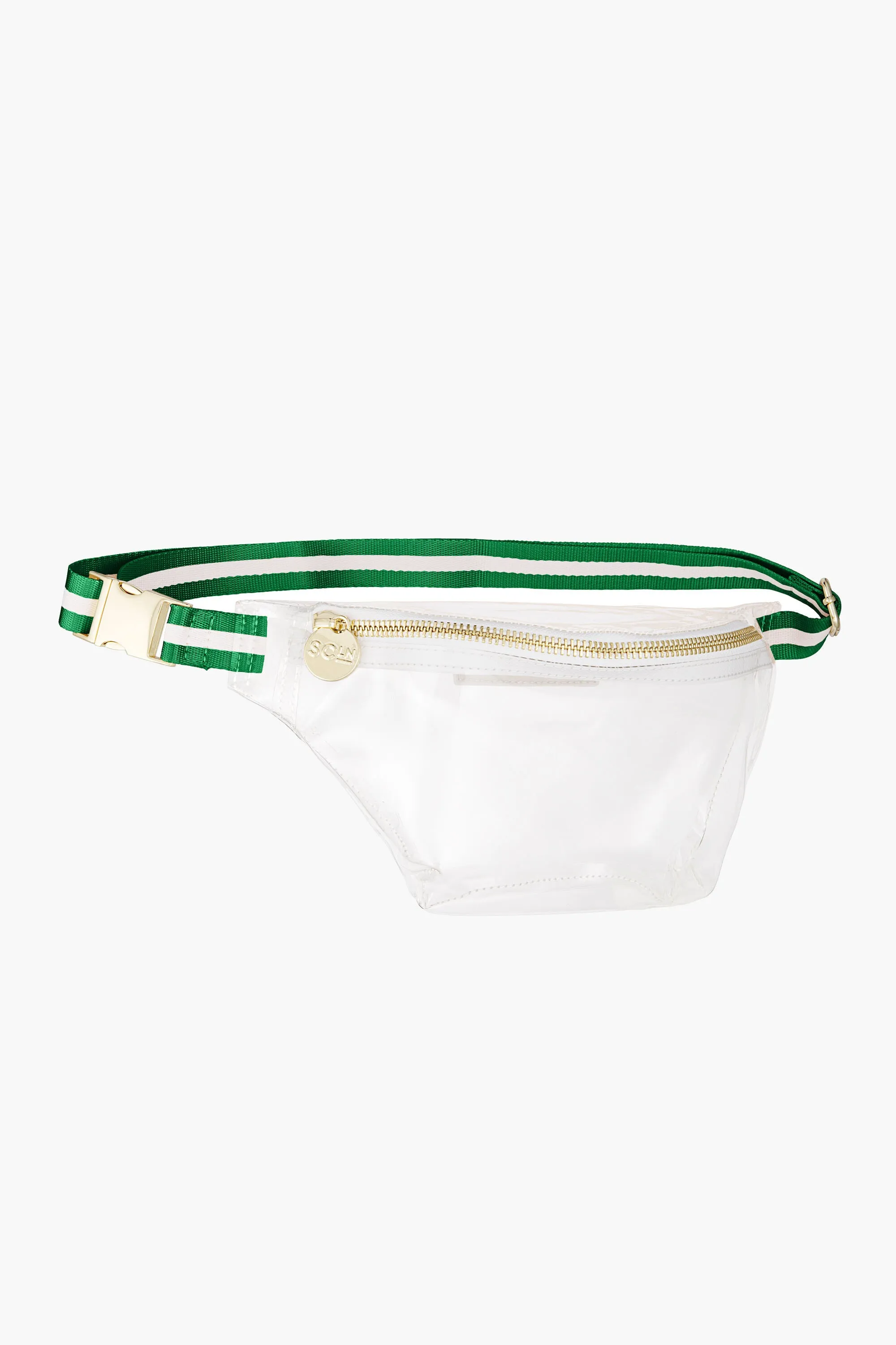 Green and White Stadium Clear Fanny Pack