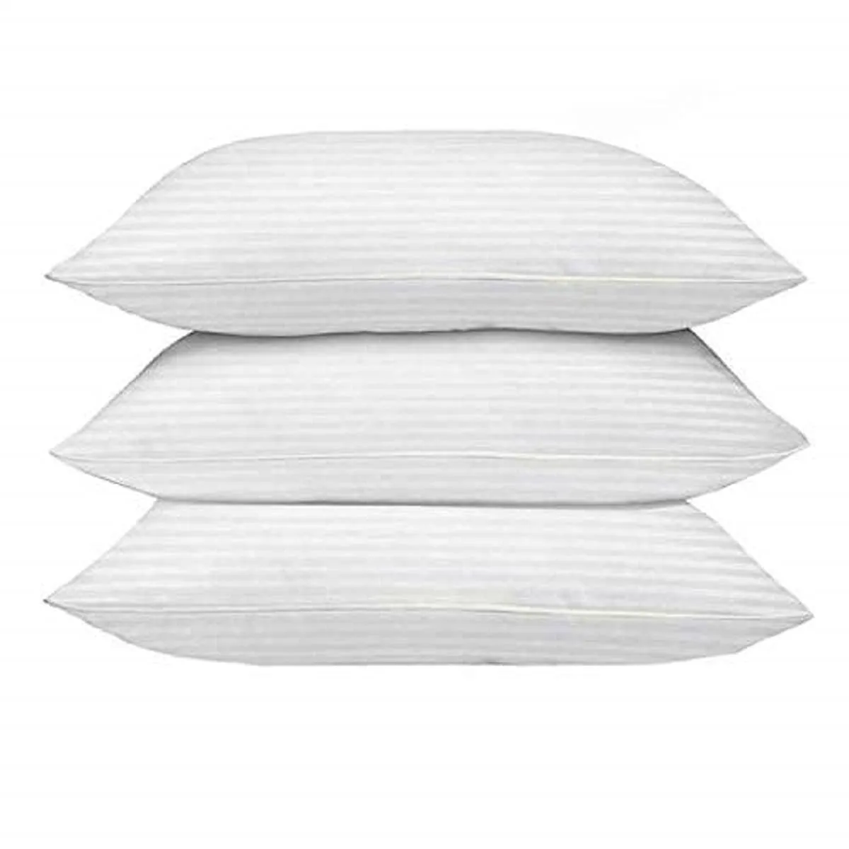 Habitat rectangular 12x18 Inches cushion, Set of 3, Dallas Microfiber Hotel Quality Premium Fibre Soft Cushion, Pillow Filler, White