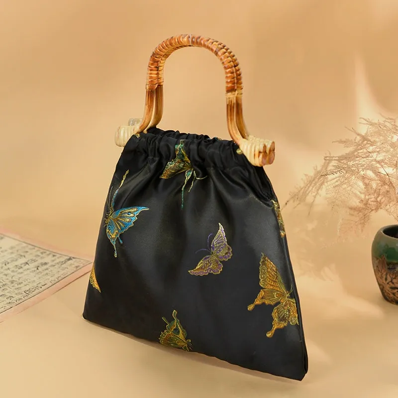 Handbag for Hanfu & Cheongsam - Onyx Butterflies