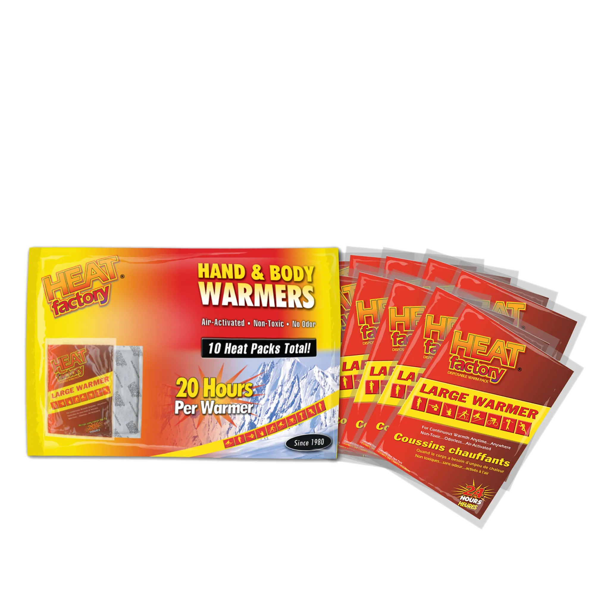 Heat Factory Hand and Body Warmer Big Pack