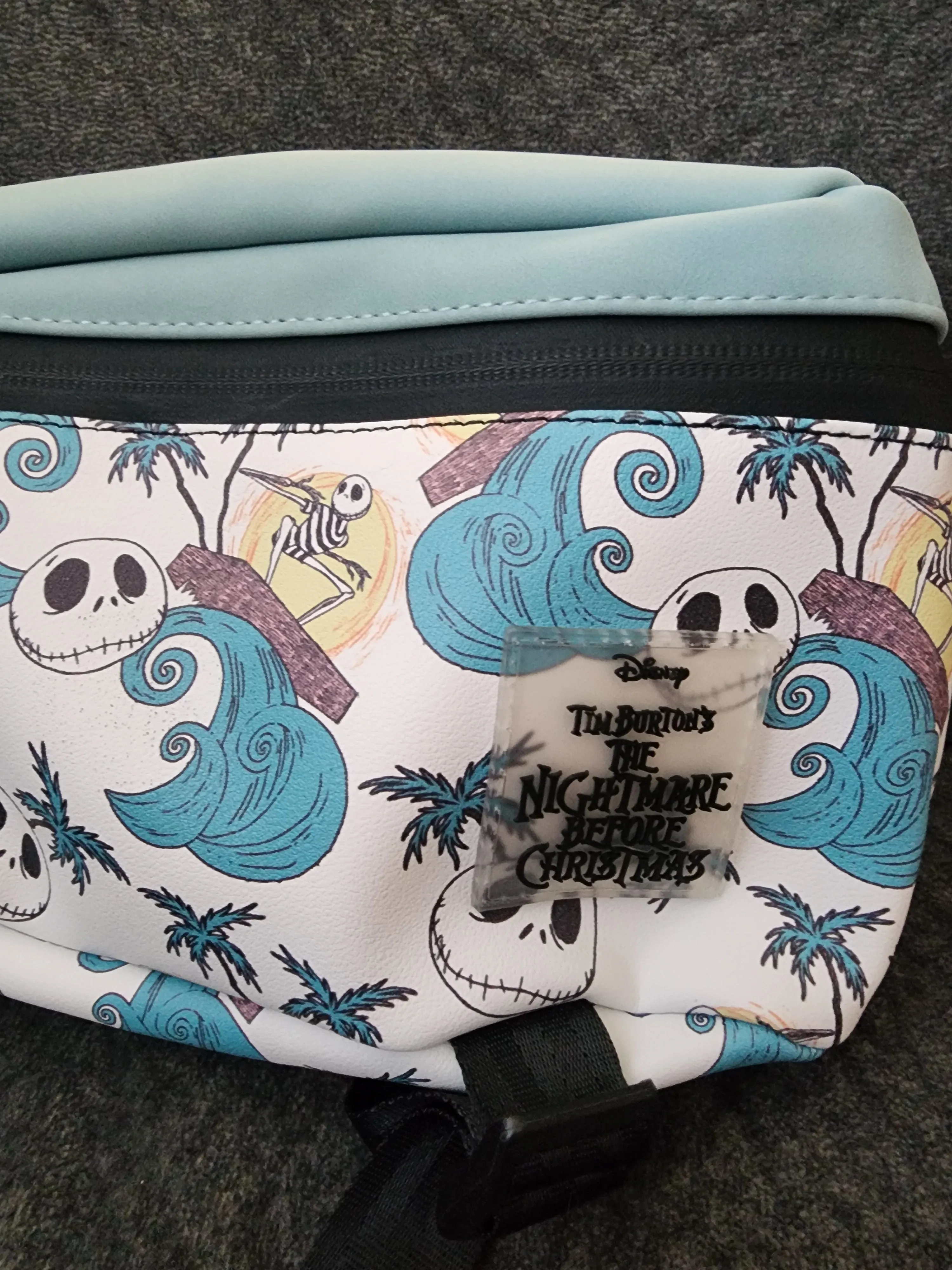 Her Universe Disney Nightmare Before Christmas Jack Skellington Surfing Belt Bag/Fanny Pack