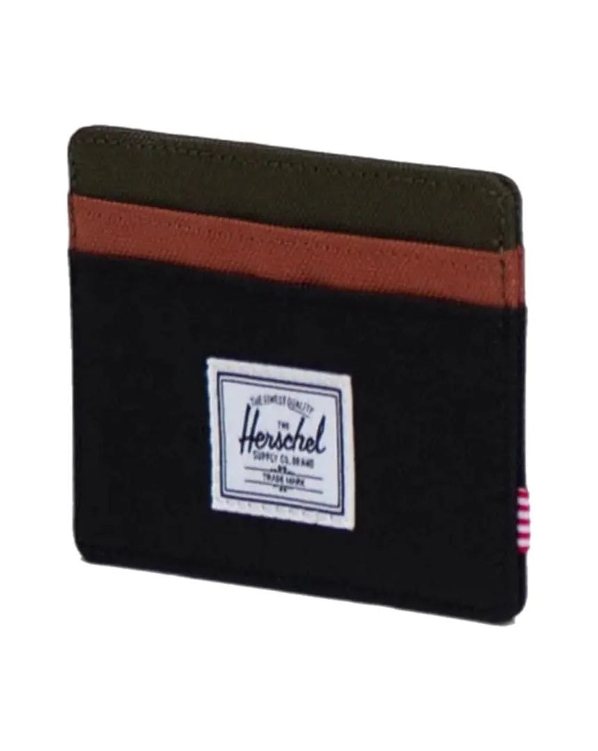 Herschel Charlie Cardholder - Black / Ivy