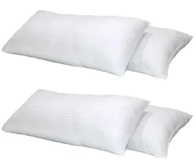 Hoolloomooloo rectangular 20x36 Inches pillow, Set of 4, Bed Pillows for Sleeping King Size Pillow, Hollow conjugated Pillow Home & Hotel Collection Fluffy Pillows Soft, Pack of 2