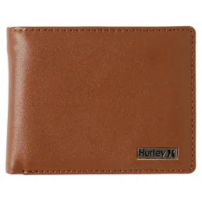 Hurley One & Only Leather Wallet - Tan