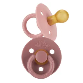 Itzy Soother™ Natural Rubber Pacifier Blossom   Rosewood