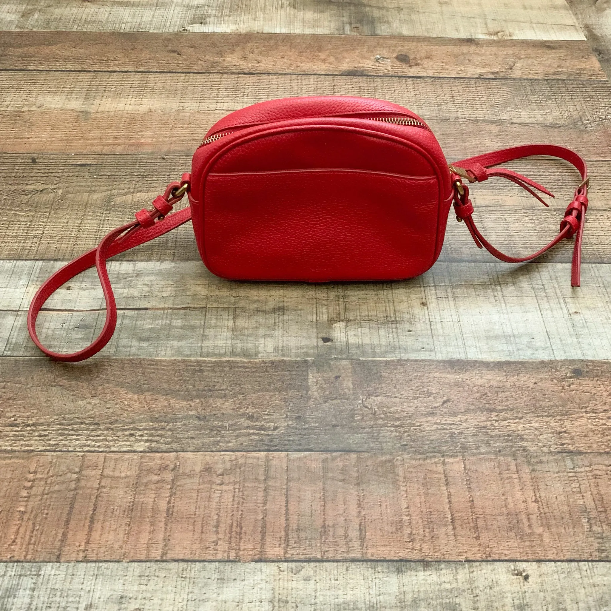 J. Crew Red Crossbody Bag NWT
