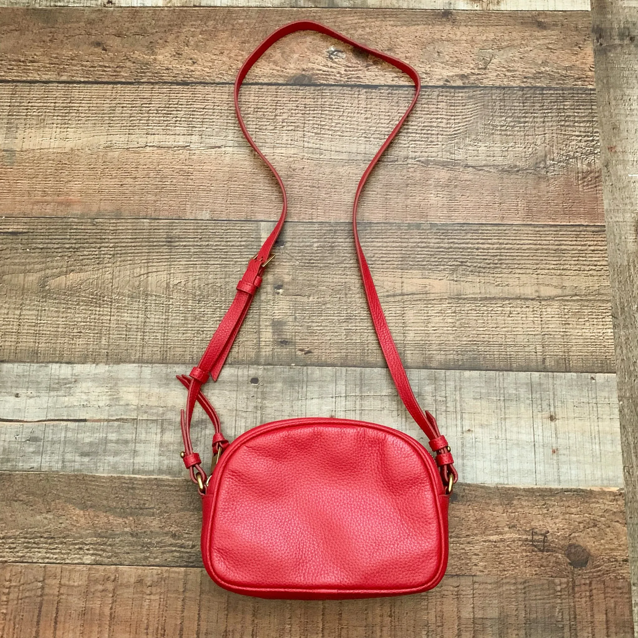J. Crew Red Crossbody Bag NWT