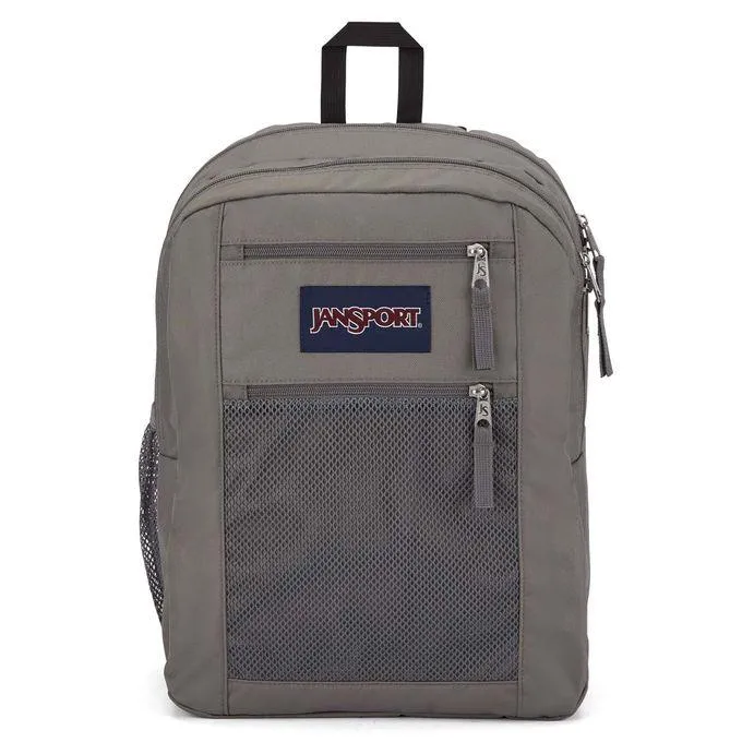 JANSPORT UNISEX GREY PLAIN BACKPACK