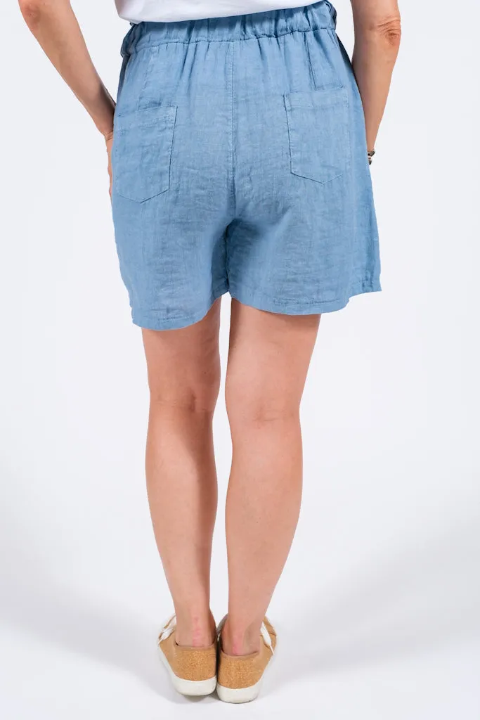 Josi Linen Pull On Short (PS113)