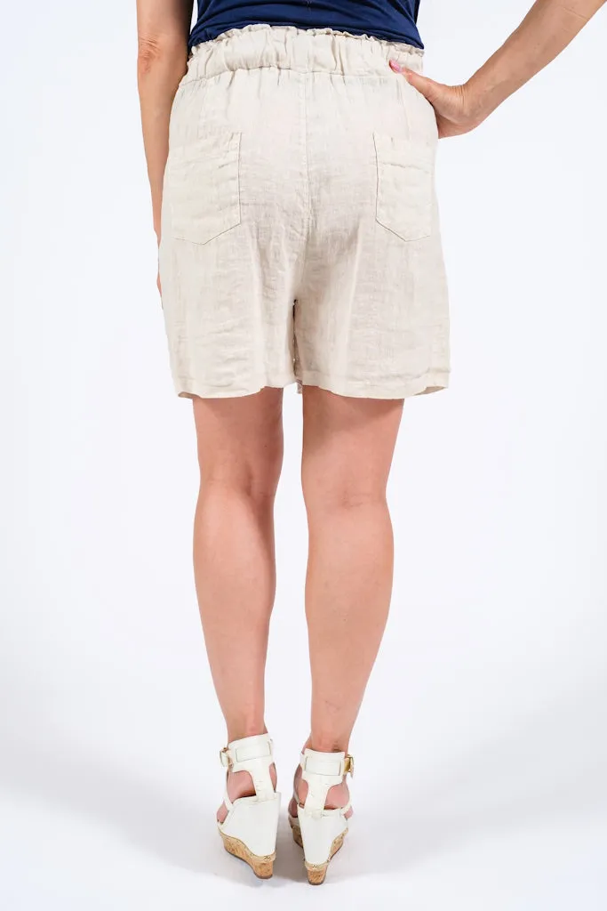 Josi Linen Pull On Short (PS113)