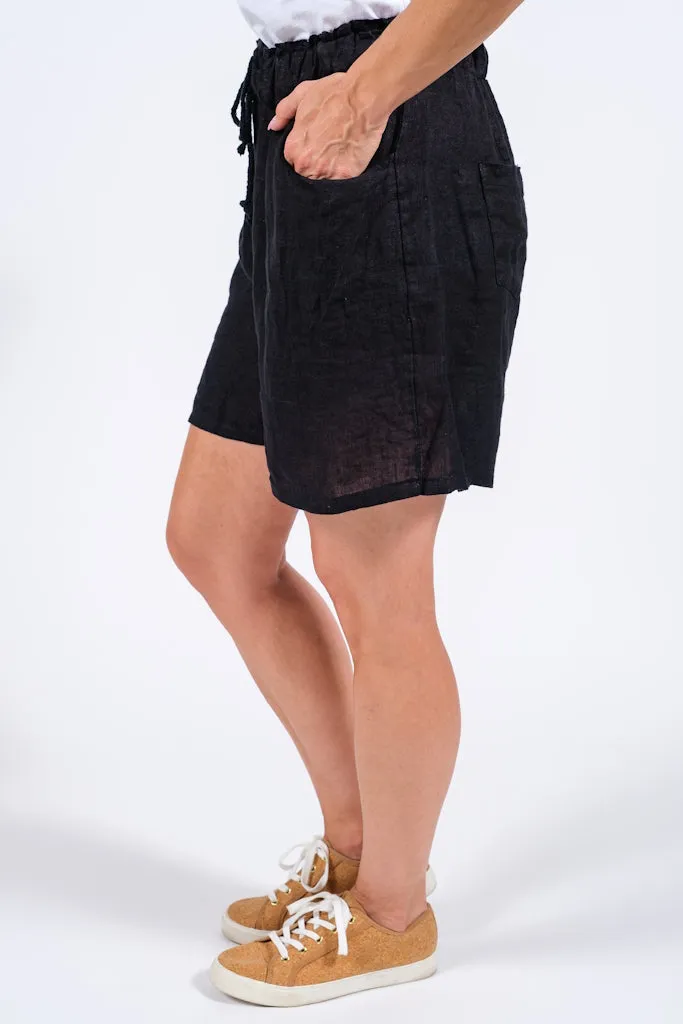 Josi Linen Pull On Short (PS113)