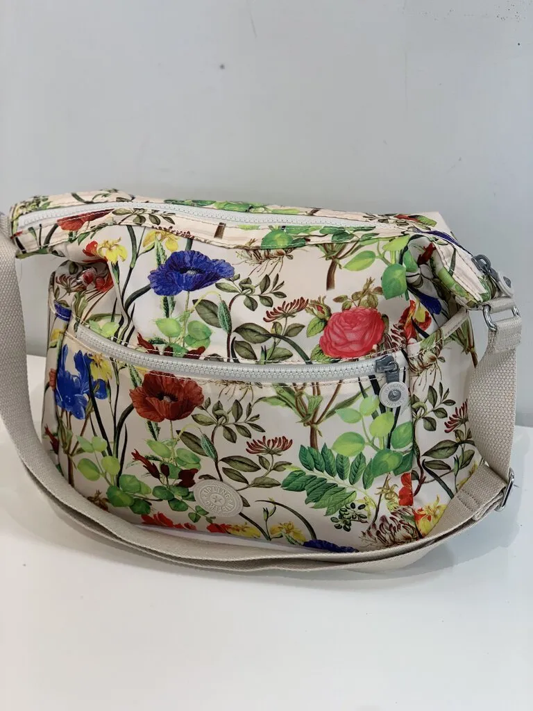 Kipling floral nylon handbag