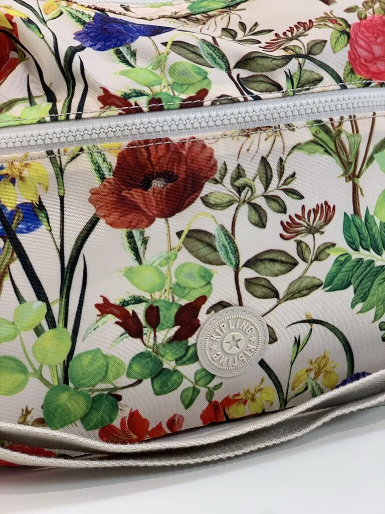 Kipling floral nylon handbag