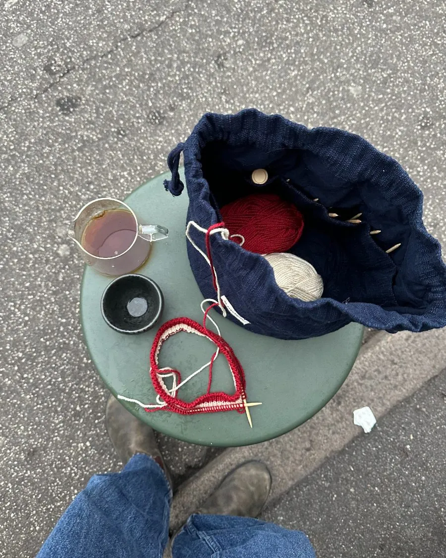 Knitter's Project Bag - Night Sky - Forhandlere