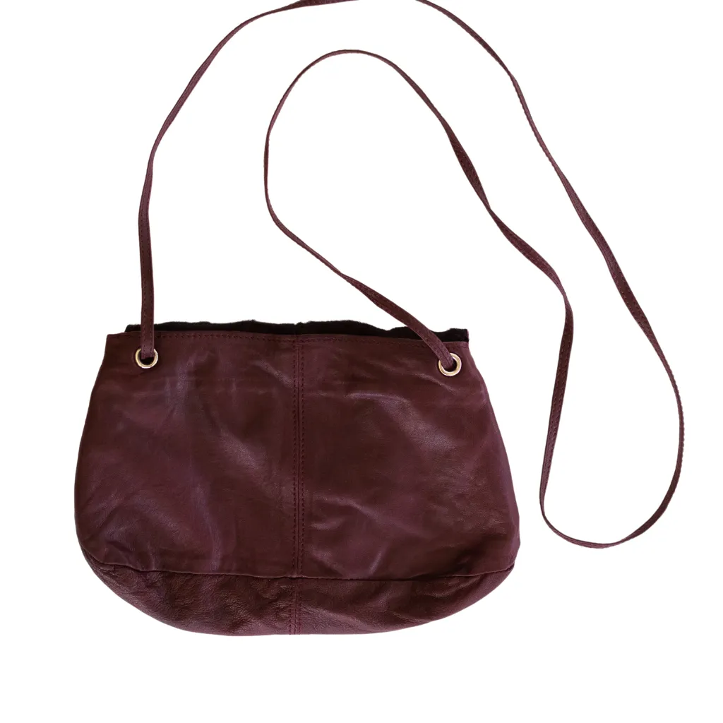 Leather Crossbody Bag - ODELIA