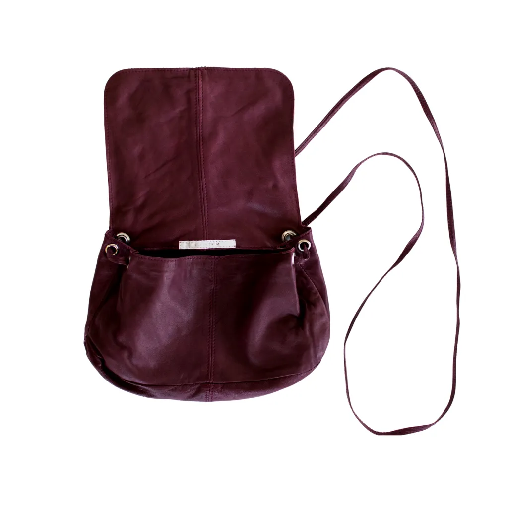 Leather Crossbody Bag - ODELIA