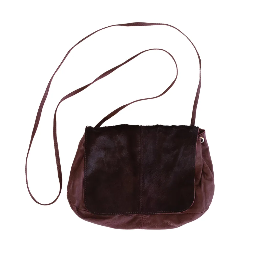 Leather Crossbody Bag - ODELIA