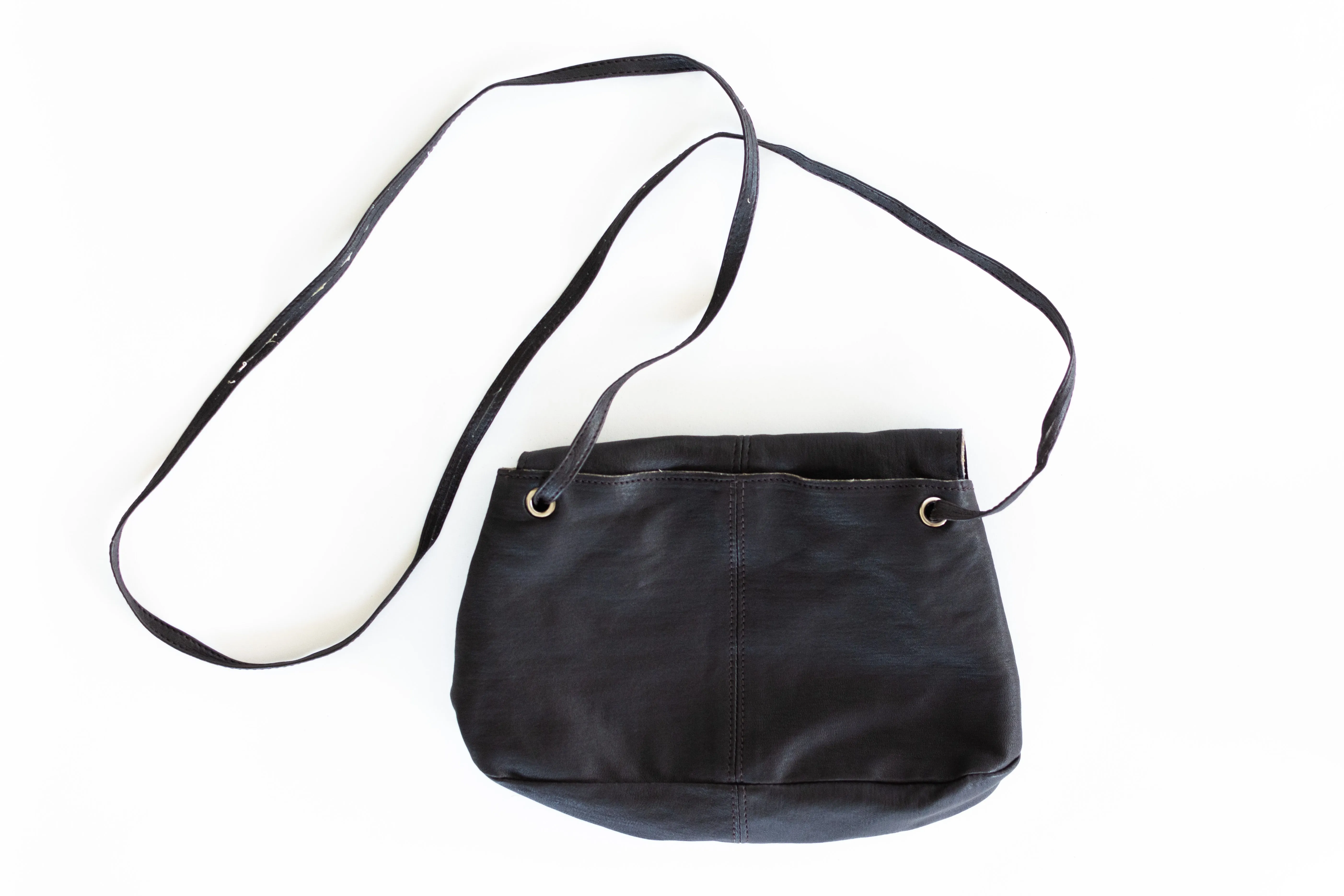 Leather Crossbody Bag - ODELIA