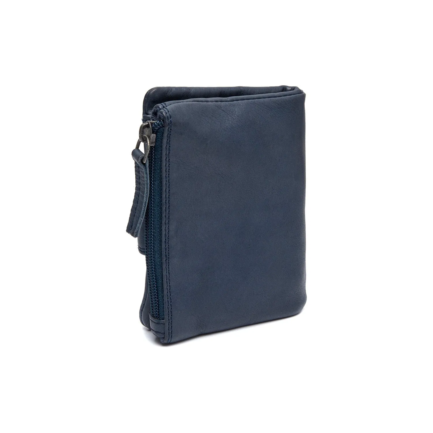Leather Wallet Navy Mavona