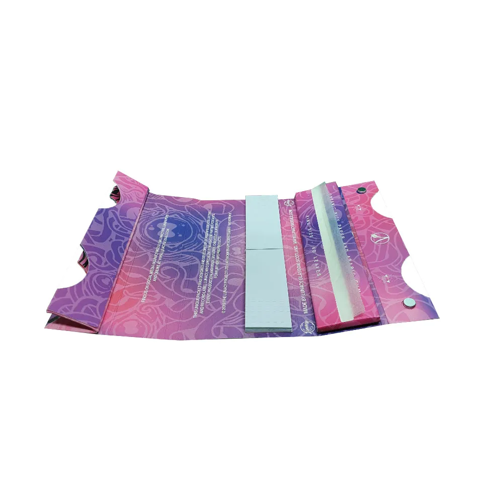Lunacy All in One - King Size Rolling Papers, Tips & Rolling Stand