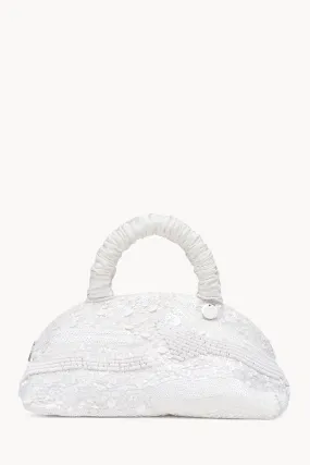Lune Mini Emb in Ivory