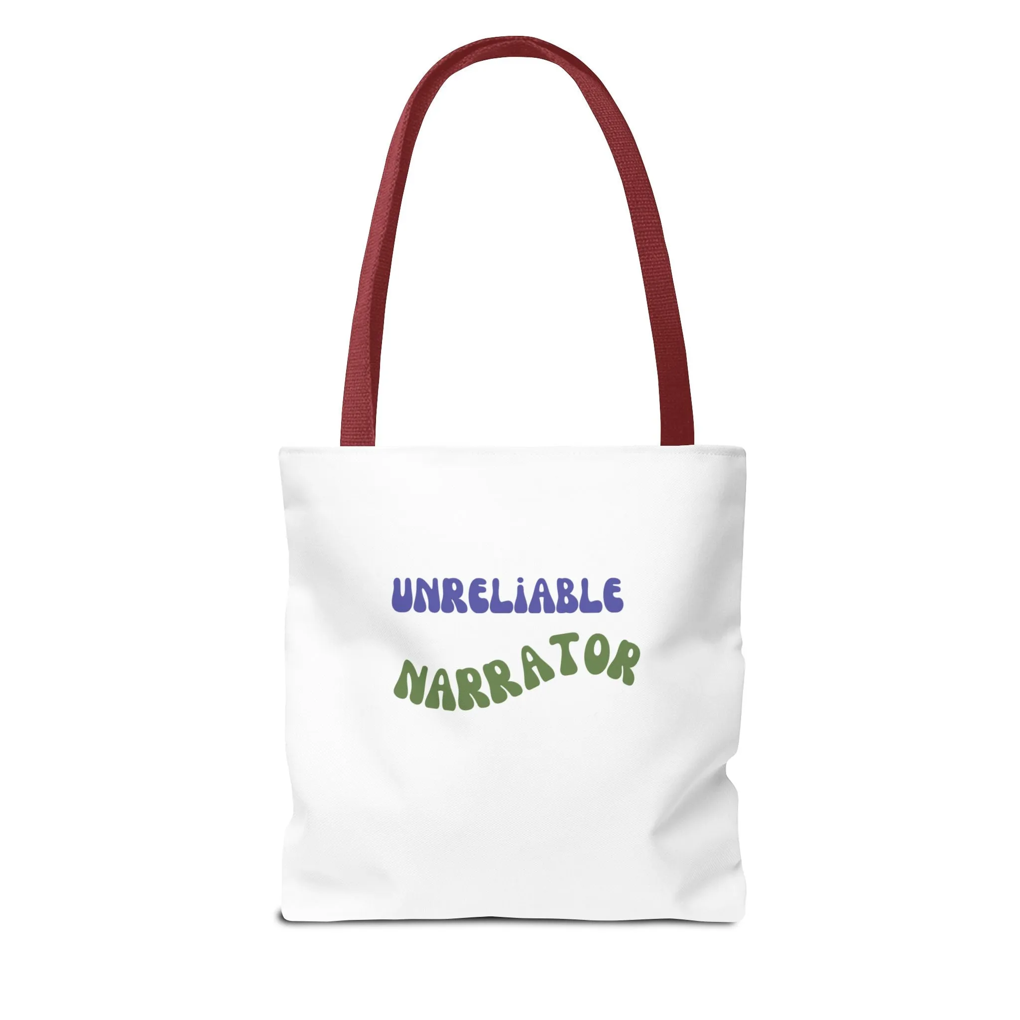 Main Character & Unreliable Narrator Tote Bag - Fun & Playful Eco-Friendly Carryall