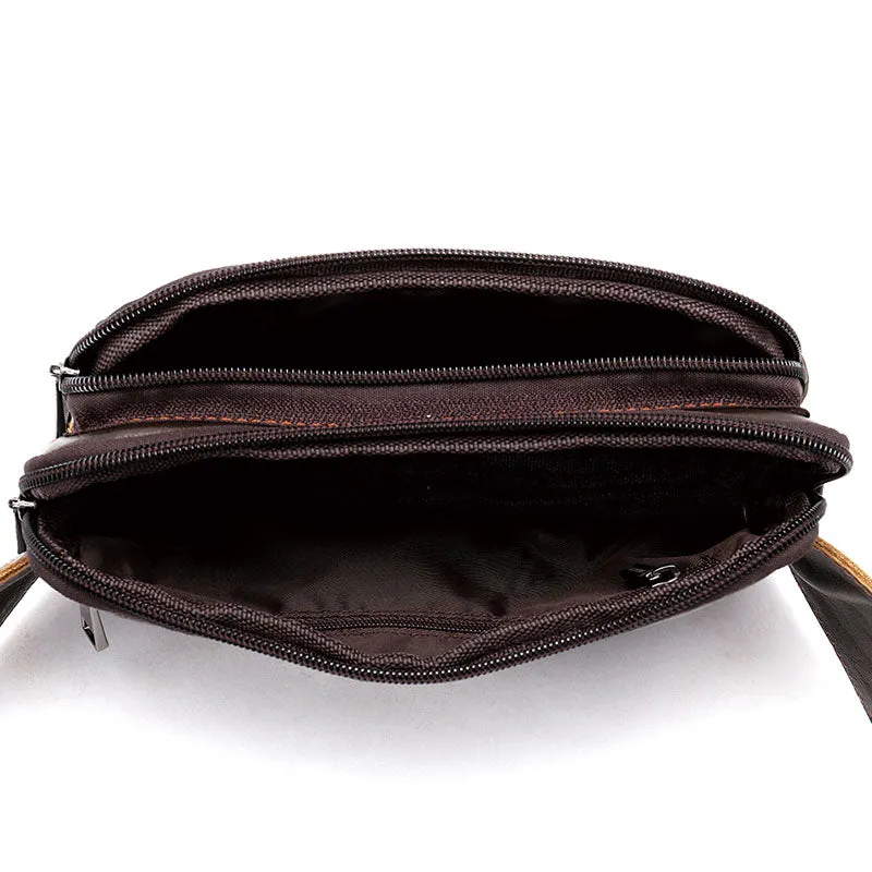 Men's Leather Fanny Packs Waist Bags