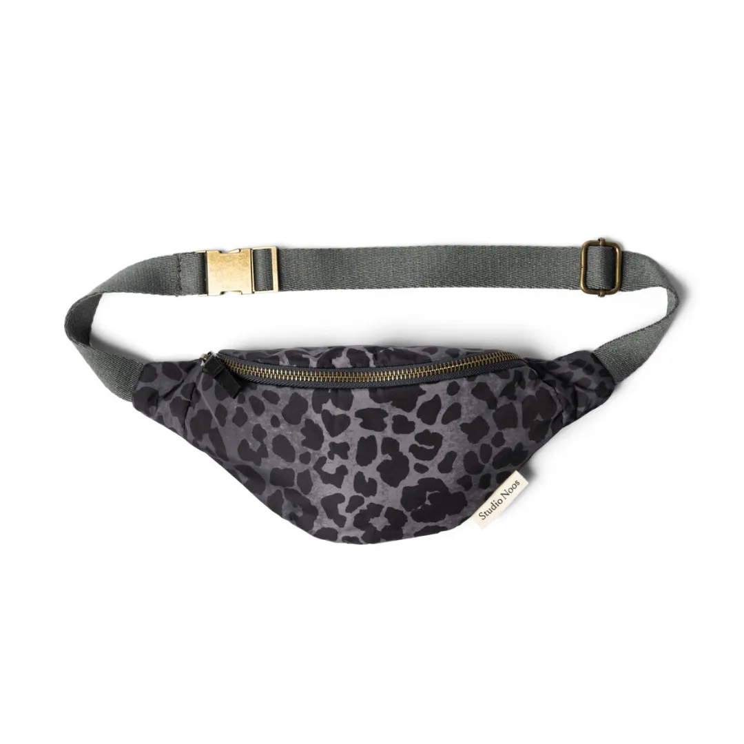 Mini Fanny Pack "Antra Leopard Puffy"