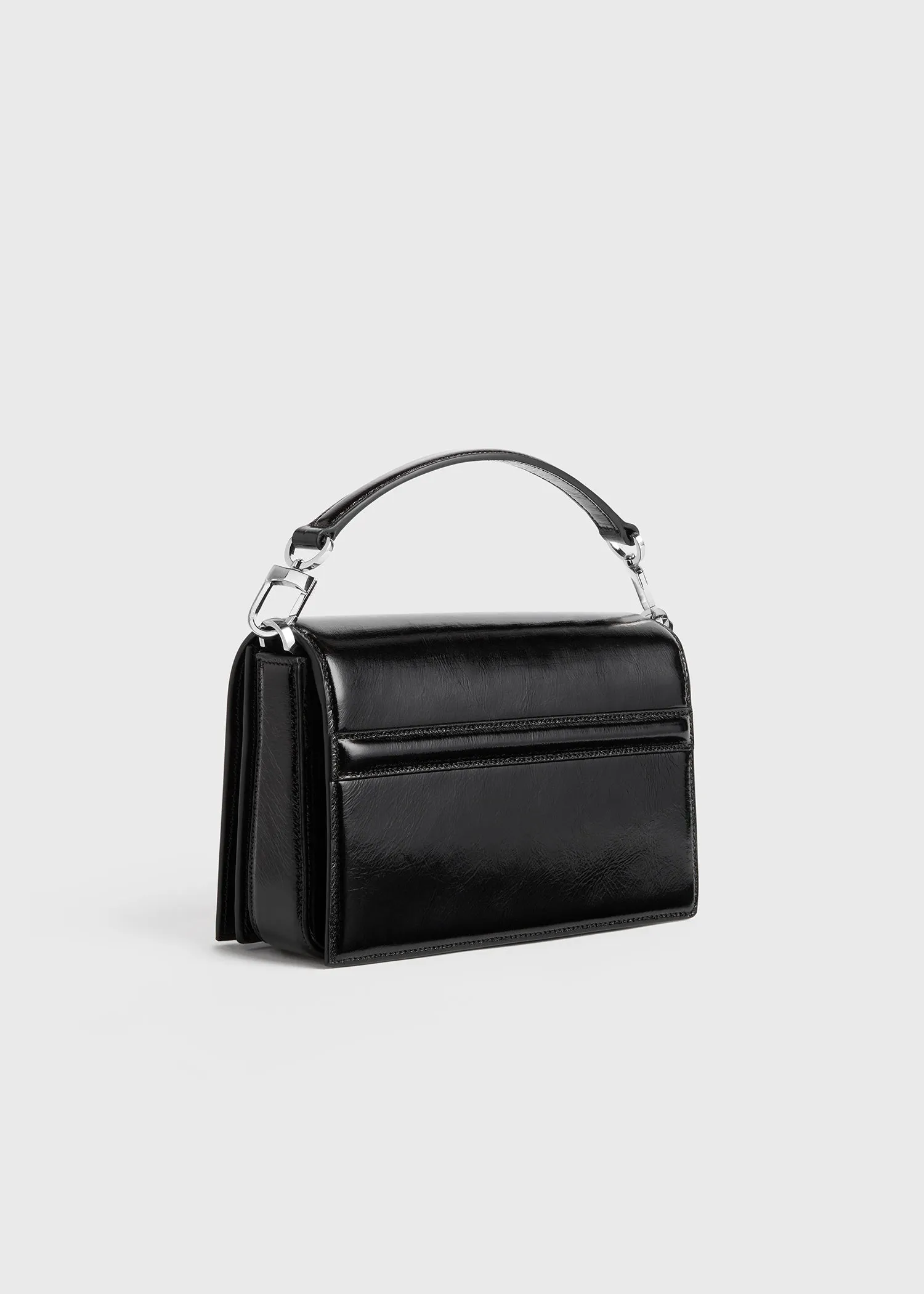 Mini T-Flap naplack-leather bag black