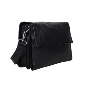 Monroe Large Leather Bag | Black