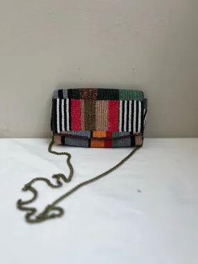 Multicolor Beaded Detachable Sling Bag
