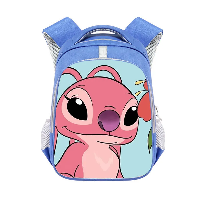 New Stitch Stitch Cartoon Cute Offload Large Capacity Backpack Primary School Spine Protection Backpack Wholesale Hot