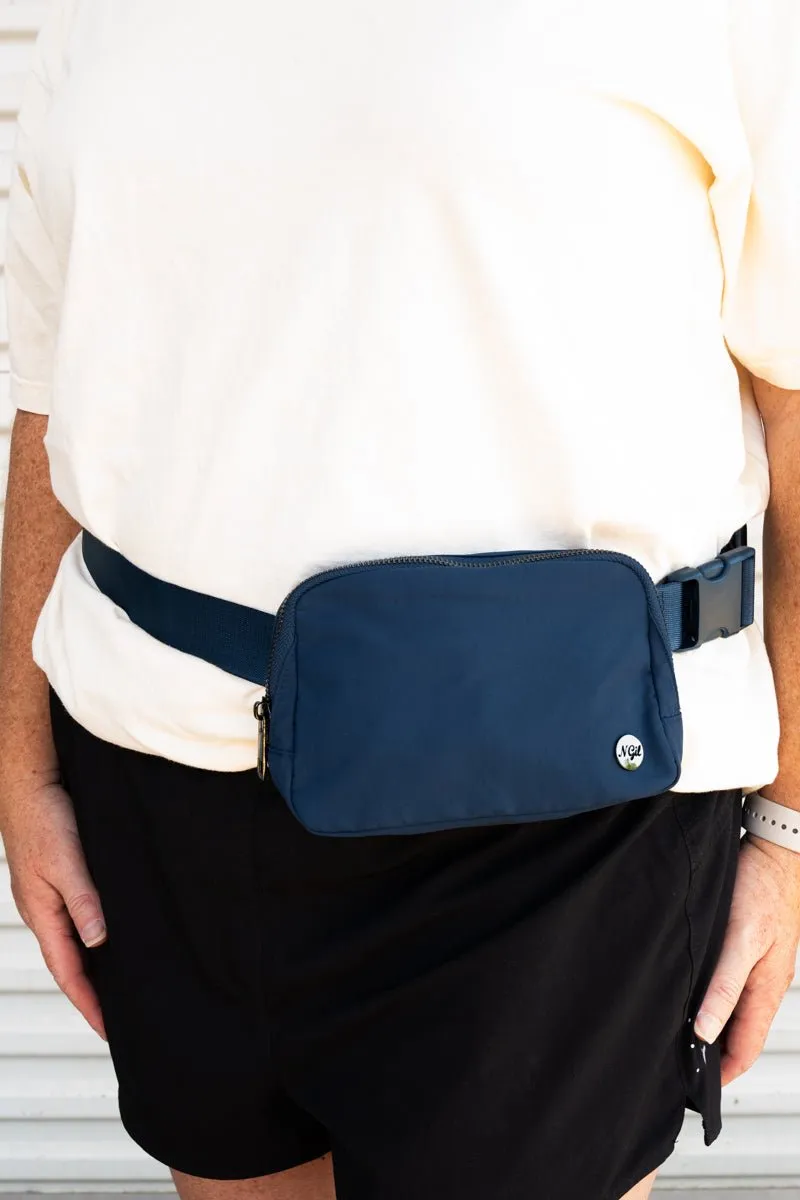 NGIL Blue Brooklyn Belt Bag