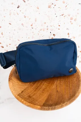 NGIL Blue Brooklyn Belt Bag