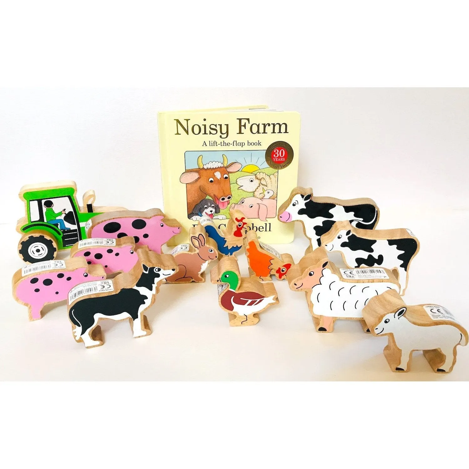 Noisy Farm Story Sack with Lanka Kade Animals and Tractor
