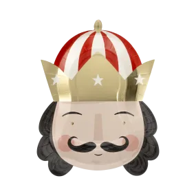 NUT1142 - Nutcracker Shaped Head 10" Plate