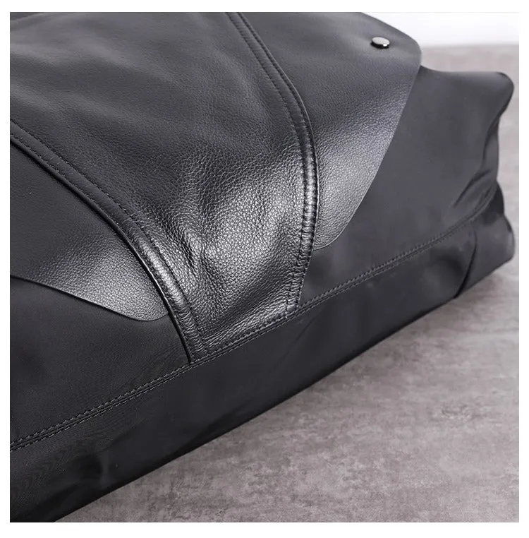 Nylon Duffle Bag for Women Black Nylon Crossbody Bag Womens Nylon Travel Bag