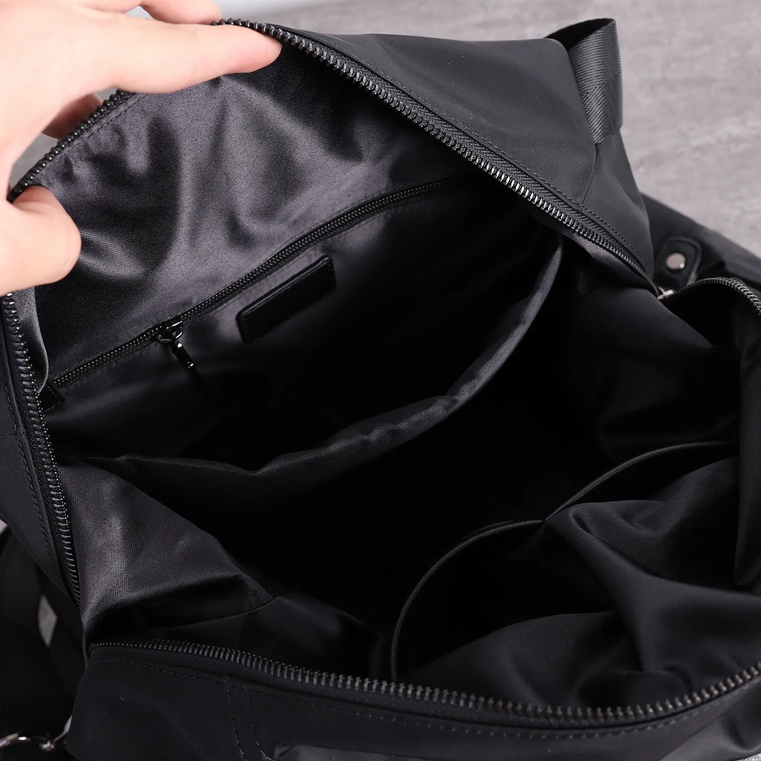 Nylon Duffle Bag for Women Black Nylon Crossbody Bag Womens Nylon Travel Bag