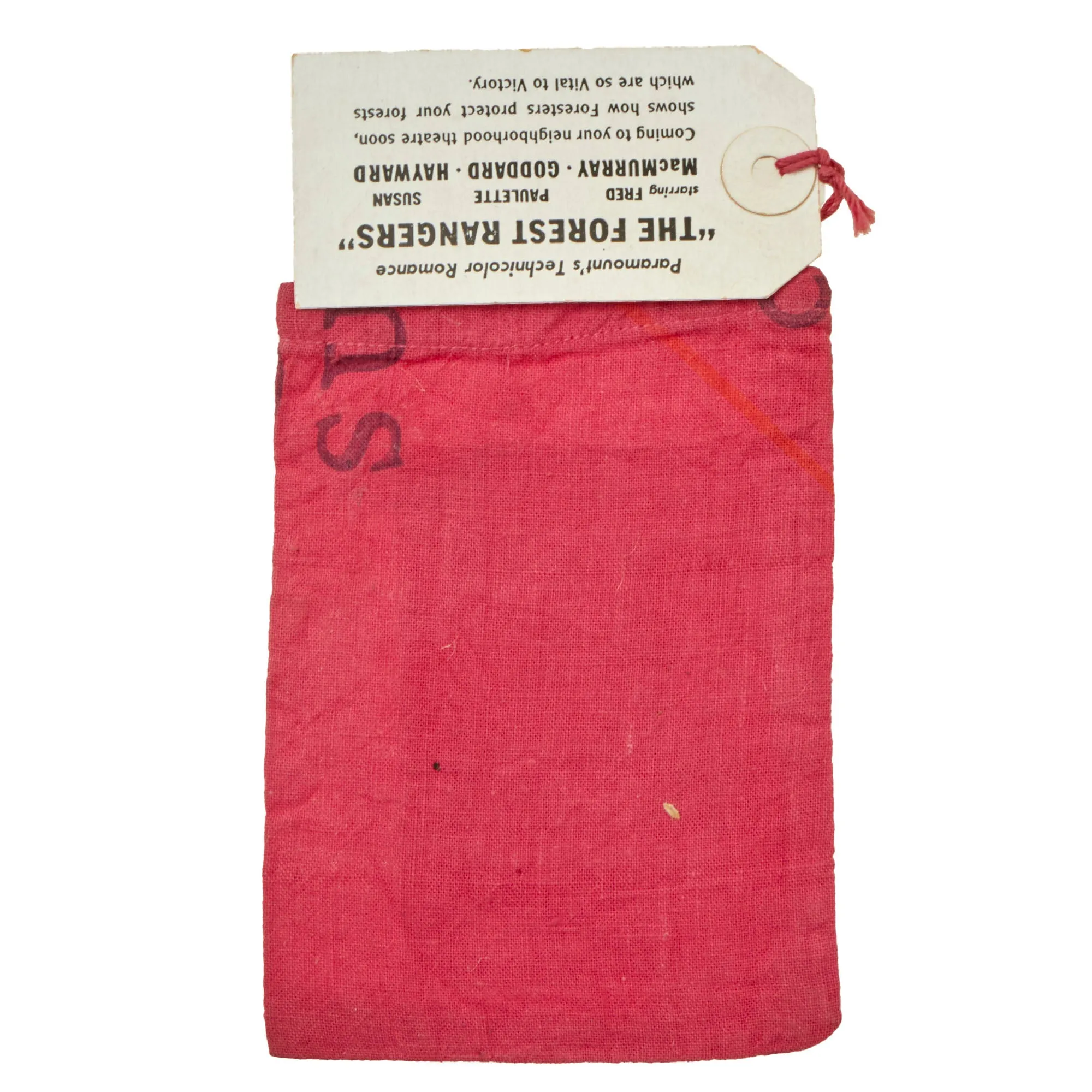 Original WWII U.S. Anti-Japanese Propaganda Cigarette Carrying Pouch and Leaflet
