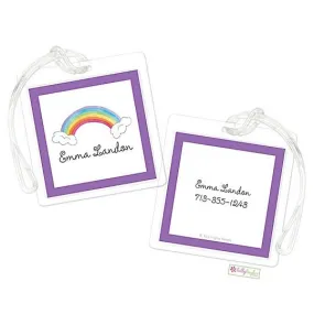 Over The Rainbow Kids Bag Tags