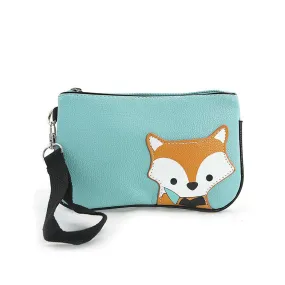 Peeking Baby Fox Vinyl Wallet