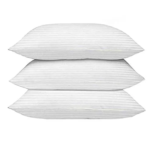 Perfect Sleeper rectangular 12x18 Inches cushion, Set of 3, Arika Microfiber Hotel Quality Premium Fibre Soft Cushion, Pillow Filler, White